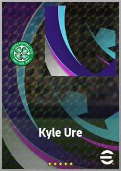 Kyle Ure eFootball 2026 player card, 63 OVR DMF