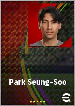 Park Seung-Soo eFootball 2026 player card, 67 OVR LWF