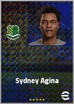 Sydney Agina eFootball 2026 player card, 60 OVR RB