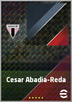Cesar Abadia-Reda eFootball 2026 player card, 66 OVR LB