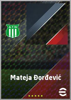 Mateja Đorđević eFootball 2026 player card, 71 OVR CB