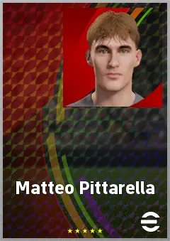 Matteo Pittarella eFootball 2026 player card, 64 OVR GK
