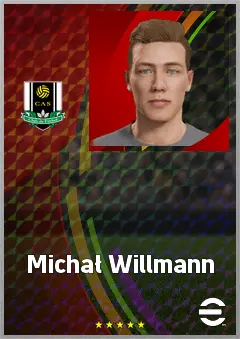 Michał Willmann eFootball 2026 player card, 63 OVR RB
