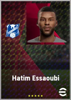 Hatim Essaoubi eFootball 2026 player card, 70 OVR CB