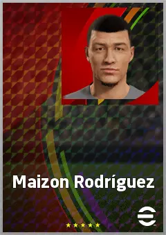 Maizon Rodríguez eFootball 2026 player card, 74 OVR CB