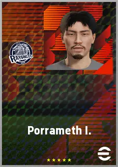 Porrameth I. eFootball 2026 player card, 60 OVR CMF