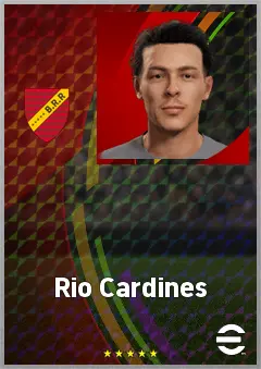 Rio Cardines eFootball 2026 player card, 65 OVR LB