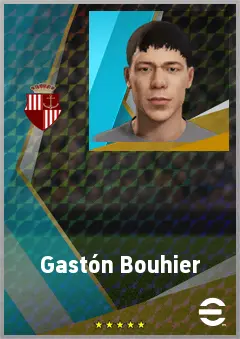 Gastón Bouhier eFootball 2026 player card, 64 OVR AMF