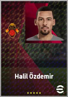 Halil Özdemir eFootball 2026 player card, 62 OVR SS