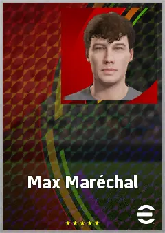 Max Maréchal eFootball 2026 player card, 61 OVR DMF