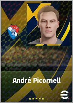 André Picornell eFootball 2026 player card, 63 OVR GK