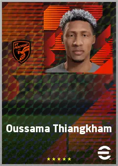 Oussama Thiangkham eFootball 2026 player card, 63 OVR CB