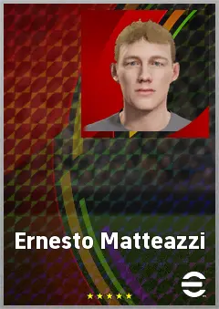 Ernesto Matteazzi eFootball 2026 player card, 63 OVR CMF