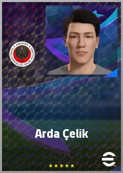 Arda Çelik eFootball 2026 player card, 61 OVR CB