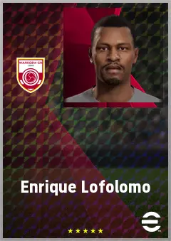 Enrique Lofolomo eFootball 2026 player card, 64 OVR CMF