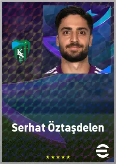 Serhat Öztaşdelen eFootball 2026 player card, 64 OVR GK
