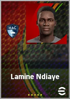 Lamine Ndiaye eFootball 2026 player card, 60 OVR CMF