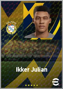 Ikker Julian eFootball 2026 player card, 63 OVR LB