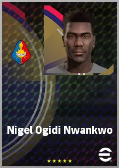 Nigel Ogidi Nwankwo eFootball 2026 player card, 62 OVR LB
