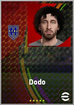 Dodo eFootball 2026 player card, 66 OVR DMF