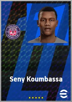 Seny Koumbassa eFootball 2026 player card, 64 OVR CB