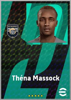Théna Massock eFootball 2026 player card, 62 OVR DMF