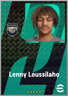 Lenny Loussilaho eFootball 2026 player card, 61 OVR DMF