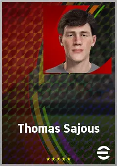 Thomas Sajous eFootball 2026 player card, 63 OVR GK