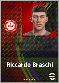 Riccardo Braschi eFootball 2026 player card, 67 OVR CF