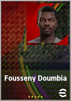Fousseny Doumbia eFootball 2026 player card, 63 OVR CB
