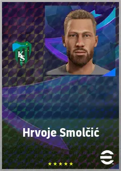 Hrvoje Smolčić eFootball 2026 player card, 71 OVR CB