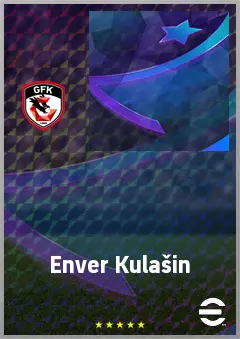 Enver Kulašin eFootball 2026 player card, 68 OVR RWF