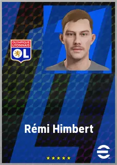 Rémi Himbert eFootball 2026 player card, 67 OVR LWF
