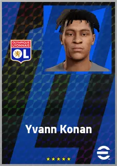 Yvann Konan eFootball 2026 player card, 63 OVR GK