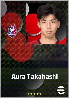 Takahashi Aura eFootball 2026 player card, 62 OVR CF