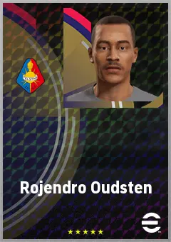Rojendro Oudsten eFootball 2026 player card, 62 OVR CMF