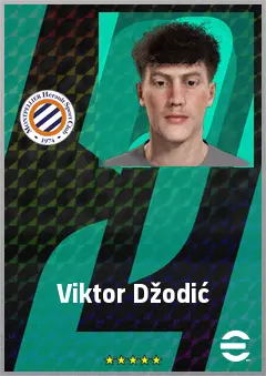 Viktor Džodić eFootball 2026 player card, 65 OVR GK