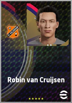 Robin van Cruijsen eFootball 2026 player card, 63 OVR AMF