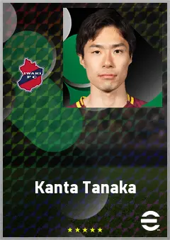 Tanaka Kanta eFootball 2026 player card, 62 OVR CF