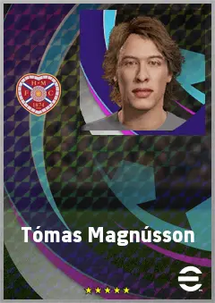 Tómas Magnússon eFootball 2026 player card, 68 OVR CMF