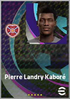 Pierre Landry Kaboré eFootball 2026 player card, 69 OVR CF