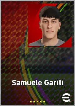 Samuele Gariti eFootball 2026 player card, 64 OVR GK