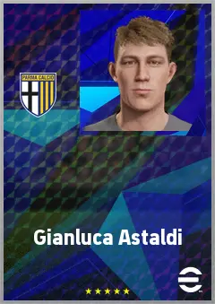 Gianluca Astaldi eFootball 2026 player card, 65 OVR GK