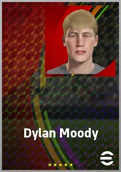 Dylan Moody eFootball 2026 player card, 60 OVR GK