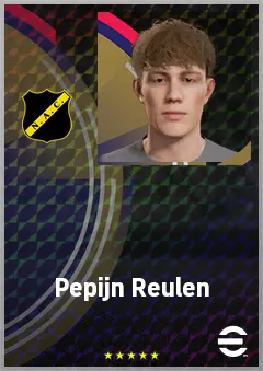Pepijn Reulen eFootball 2026 player card, 62 OVR CF