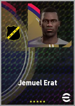 Jemuel Erat eFootball 2026 player card, 62 OVR LB