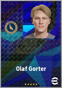 Olaf Gorter eFootball 2026 player card, 64 OVR DMF