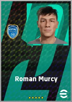 Roman Murcy eFootball 2026 player card, 61 OVR CMF
