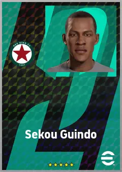 Sekou Guindo eFootball 2026 player card, 61 OVR LB