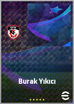 Burak Yıkıcı eFootball 2026 player card, 61 OVR AMF